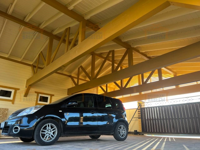 Навес для двух машин с хозблоком ВИКИНГ 2.0 — Фото 5