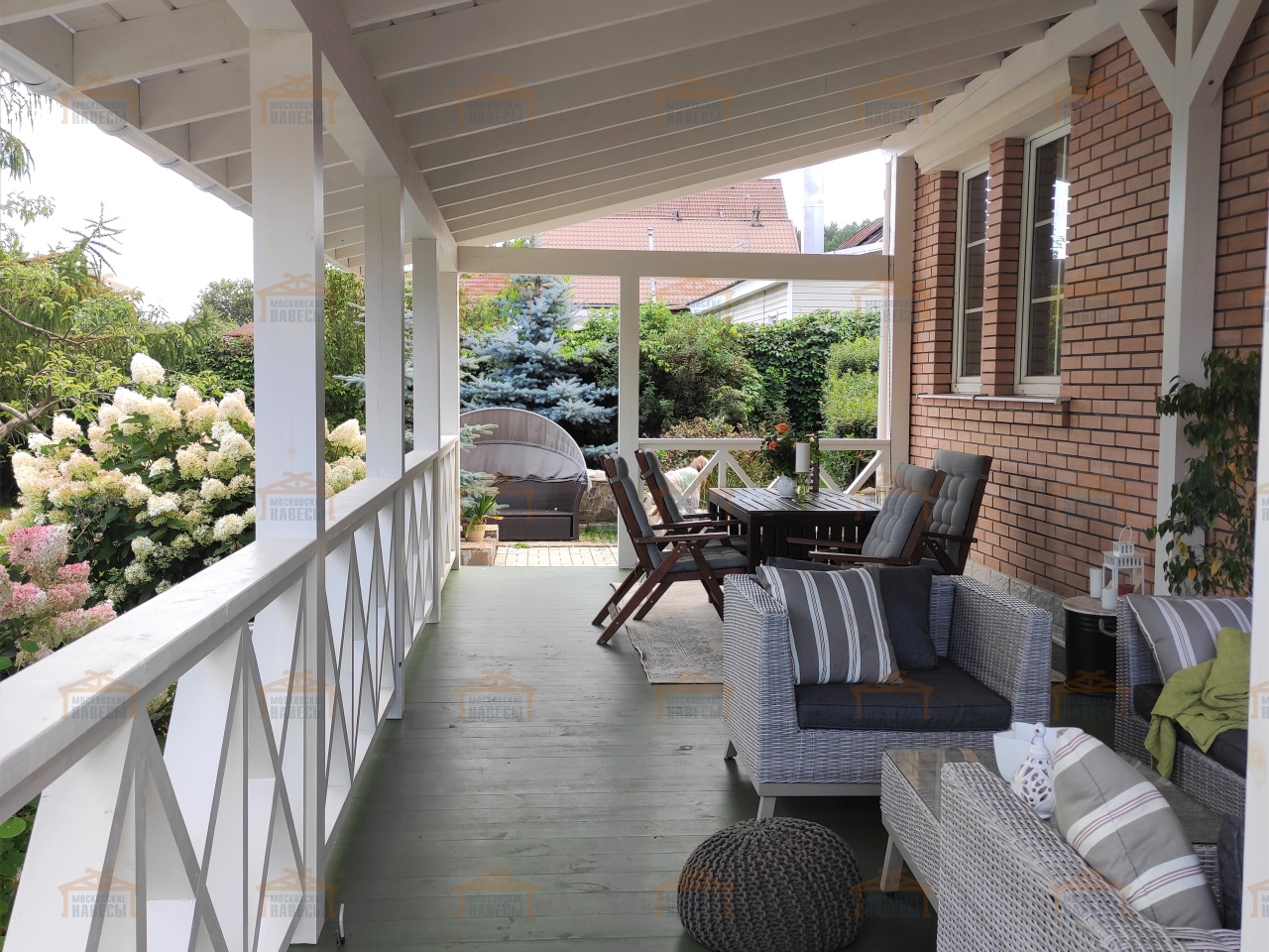 Кущёвскую дом под ключ веранда