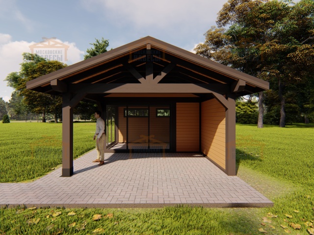 Застекленная беседка БУРЕВЕСТНИК 2.0 — Фото 12