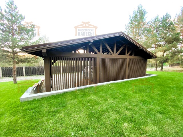 Навес для трех машин ТРИО — Фото 2