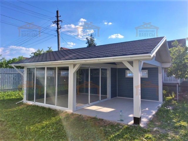 Застекленная беседка БУРЕВЕСТНИК — Фото 5