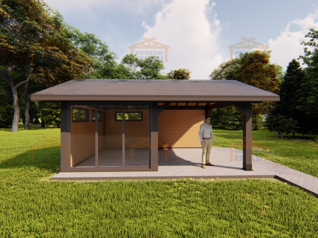 Застекленная беседка БУРЕВЕСТНИК 2.0 — Фото 13