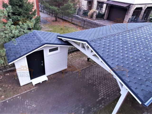 Навес для авто и хозблок ИЗМИР — Фото 3