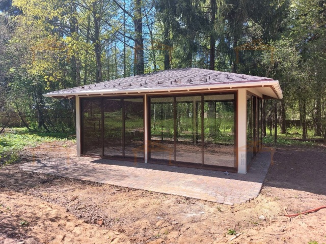 Застекленная беседка ЧАЙКА — Фото 3