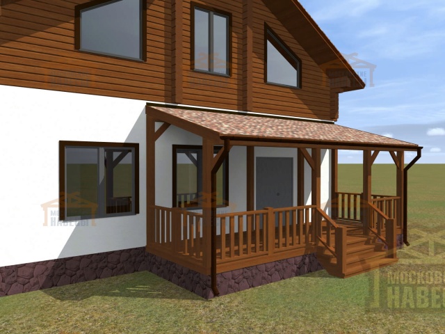 ВЕРАНДА К ДОМУ АЛЬФА — Фото 4