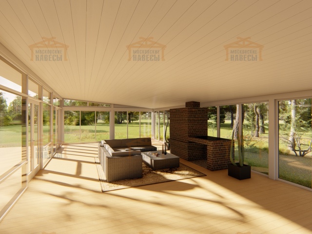 Застекленная беседка ПАНОРАМА — Фото 3