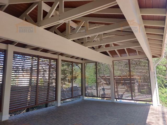 Навес для трех машин ЛАДЬЯ — Фото 3
