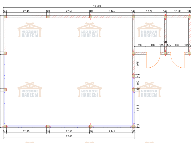 Застекленная беседка с хозблоками ТЕСЛА — Фото 7