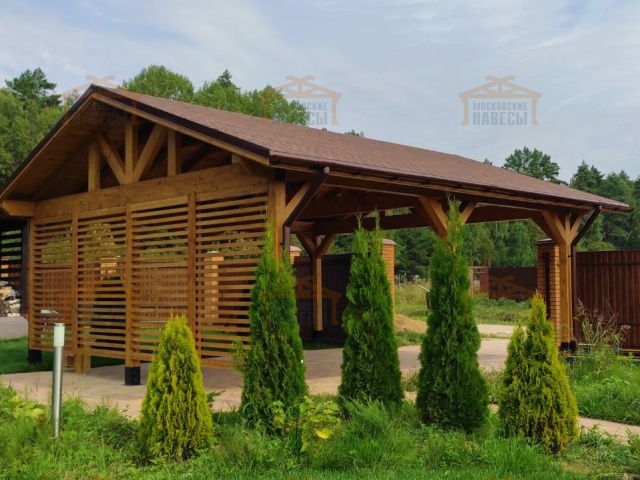 Навес для двух машин КАНТРИ 2.0 — Фото 3