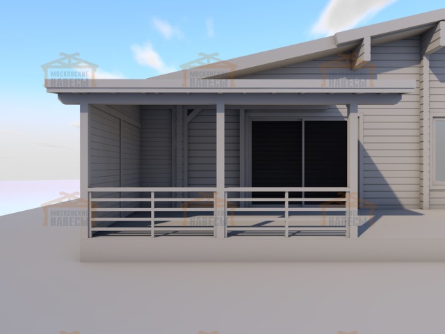 ВЕРАНДА-ТЕРРАСА К ДОМУ ЛЕТНЯЯ — Фото 8